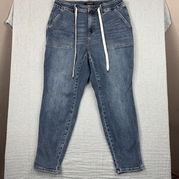 Judy Blue Denim - Judy Blue Women's Size 14W Relaxed Fit Stretch Jeans Blue Denim High Rise